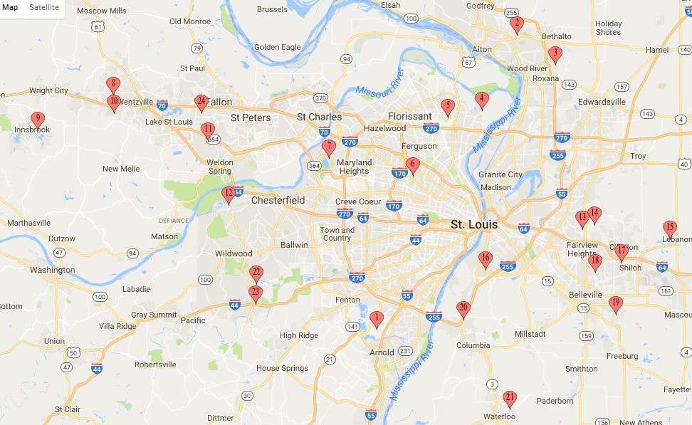Weekly Course Map 2016